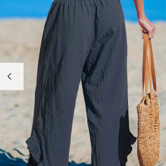 Cupshe ruffle pants - Picture 2 of 4